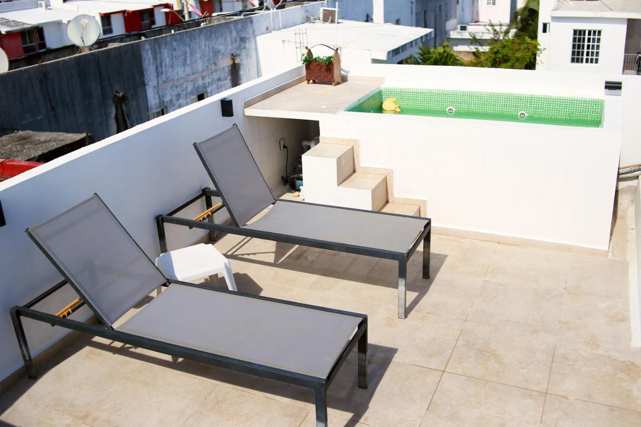 Habitación Privada, Jacuzzi Rooftop, AC, GRAN Wifi Cancún Exterior foto
